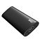 Фото-2 Внешний SSD Netac Z Slim 2 ТБ, вид под углом со стороны торца: разъём USB‑C на торце, вокруг сетчатая/перфорированная вставка и небольшие отверстия; чёрный корпус на белом фоне для демонстрации порта на странице товара.