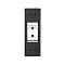 Фото-2 Коммутатор D-Link DIS-100E-8W, вид сзади: показана металлическая площадка крепления для установки на DIN-рейку в центре чёрного корпуса. Это важно для страницы товара, чтобы показать способ промышленного монтажа.