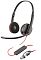 Фото-1 Наушники Poly Blackwire 3220 USB, USB Type-C чёрный, 8X228A6