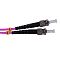 Фото-3 Оптический патч-корд Cabeus MM 50/125 мкм розовый 1 м, FOP-50-OM4-FC-ST-1m