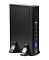 Фото-1 ИБП Bastion Skat 1500 VA Rack/Tower 2U 9905 Skat UPS 1500 Rack On E, вид в вертикальной установке. На фото чёрный корпус с опорами, дисплей на нижней части узкой панели, кнопка включения и боковые элементы управления. Для страницы товара это важно, потому что показывает устройство в башенном положении.
