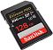 Фото-2 Карта памяти SanDisk Extreme PRO SDXC 128GB &mdash; ракурс под углом, видна лицевая маркировка и корпус SD; полезно для визуальной сверки модели на странице товара.