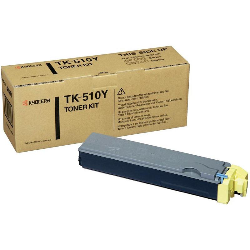 Фото Тонер-картридж Kyocera TK-510 Лазерный Желтый 8000стр, 1T02F3AEU0