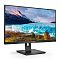 Фото-2 Монитор Philips 243S1, 23,8 дюйма &mdash; вид спереди слева под углом; тонкие рамки, матовый чёрный корпус и квадратное основание, фото помогает оценить форму экрана и стойки на странице модели.