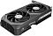 Фото-4 Видеокарта Zotac Gaming GeForce RTX 5060 Ti 8GB ZT-B50610E-10M, вид сверху под углом. На фото виден верхний торец корпуса, боковая надпись GeForce RTX и открытый радиатор. Фото показывает верхнюю грань и толщину карты для страницы видеокарты.