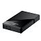 Фото-2 Внешний SSD ADATA SE920 2TB, чёрный &mdash; вид под углом с торца, разъём USB‑C и небольшое отверстие рядом на передней панели, геометричные грани корпуса; важно для понимания подключения на странице товара.