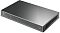 Фото-2 Коммутатор TP-Link SG2008P, общий вид под углом справа. Видны плоская верхняя крышка, вентиляционные прорези на боковине и передняя панель с рядом портов. Изображение помогает на странице товара оценить форму корпуса и конструкцию.