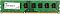 Фото-1 Модуль памяти Foxline 8 ГБ DIMM DDR3L 1600 МГц FL1600D3U11L-8G, вид спереди; видны зеленая плата, восемь микросхем памяти и белая сервисная наклейка слева. Зеленый, черный, белый и золотистый цвет. Изображение для карточки товара, чтобы показать односторонний модуль памяти.