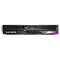 Фото-8 Видеокарта Gigabyte AORUS Radeon RX 9070 XT Elite, вид сзади. Показана задняя пластина с диагональными вставками, вентиляционными прорезями и подсвечиваемым логотипом AORUS, цвет чёрный и серый. Для страницы товара это помогает оценить конструкцию усилительной пластины и сквозное охлаждение.