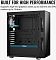 Фото-2 Корпус Aerocool PYTHON Midi Tower Без БП чёрный, PYTHON-G-BK-V1