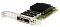 Фото-1 Сетевая карта Dell NVIDIA ConnectX-6 Dx: крупный план портовой части, на планке два порта QSFP; сверху на плате виден чёрный радиатор с пружинными стойками, зелёный текстолит на белом фоне; важно для понимания типа портов и компоновки охлаждения на странице товара.