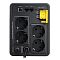 Фото-2 ИБП APC by Schneider Electric Back-UPS 950VA BX950MI-GR, вид сзади; на фото четыре розетки Schuko, USB Data port, порты IN/OUT для защиты линии, жёлтый Battery Connector, кнопка Circuit Breaker и входной кабель; изображение помогает проверить набор интерфейсов и тип розеток.