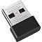 Фото-1 USB Wi‑Fi адаптер Mercusys MA20N &mdash; крупный план: чёрный корпус с логотипом и металлический USB‑штекер с маркировкой; показан компактный форм‑фактор для подключения к ноутбуку или ПК.