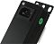Фото-9 Сетевой фильтр (PDU) Lanmaster TWT-PDU19-10A8P 1,8 м, деталь подключения: силовой кабель, выходящий из корпуса, и участок ввода кабеля; показывает способ подвода питания к PDU в стойке.