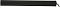 Фото-4 Блок розеток LANmaster TWT PDU19-10A9P4-3.0 1U, вид сзади/сбоку: гладкая тыльная сторона корпуса без розеток, кабель питания выходит с торца; чёрный металлический профиль, важно для понимания глубины и прокладки кабеля в стойке.