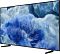 Фото-3 Телевизор Samsung QE65Q8FAAUX 65, вид под углом спереди; видны тонкая рамка, плоская панель, центральная подставка и тёмно-серый корпус; изображение важно для страницы товара как дополнительный ракурс конструкции телевизора.