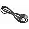 Фото-1 USB-кабель Buro USB Type-C male&ndash;USB Type-A male 1 м, общий вид кабеля сверху. На фото чёрный кабель, прямой штекер USB-A и симметричный коннектор USB Type-C, кабель стянут резинкой. Изображение показывает тип разъёмов и цвет кабеля для страницы товара.