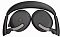 Фото-2 Наушники с микрофоном Jabra Evolve2 65 Flex, вид сверху на сложенную гарнитуру; чашки повернуты внутрь, видны внешние панели, шарниры складывания и сложенная штанга микрофона, чёрный цвет. Подходит для карточки товара и показывает складную конструкцию для хранения и переноски.