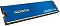 Фото-5 SSD ADATA LEGEND 710 1TB M.2 2280, лицевая сторона в диагональном ракурсе; видны синяя шлифованная поверхность накладки, вырез под крепление и контактный край; фото показывает конструкцию модуля для подбора совместимого SSD.