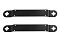Фото-3 Настенное крепление Logitech Rally Mounting Kit 939-001644, две длинные чёрные металлические планки; по краям фигурные монтажные отверстия и дополнительные отверстия вдоль планок — показывают элементы для фиксации оборудования при монтаже.