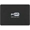 Фото-2 SSD PC Pet Series 2 128GB 2.5, фронтальный вид лицевой стороны; чёрная матовая панель с логотипом pcpet по центру и скруглёнными углами корпуса; изображение важно для идентификации дизайна модели.