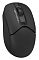 Фото-3 Беспроводная мышь A4Tech Fstyler FG12S Black, вид сверху под углом; чёрные основные кнопки, центральная глянцевая вставка и округлая задняя часть корпуса; ракурс показывает компоновку верхней панели для страницы модели.