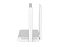 Фото-9 Wi‑Fi роутер Netcraze Speedster NC‑3013, боковой вид; две тонкие антенны сзади, боковая перфорация вентиляции, закруглённые углы корпуса; фото показывает профиль устройства.