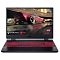 Фото-2 Ноутбук Acer Nitro 5 AN515-46, вид спереди с открытым экраном; тёмная рамка дисплея, клавиатура с красной подсветкой и цифровым блоком, чёрный корпус на белом фоне; важно для страницы товара, чтобы увидеть раскладку клавиатуры и внешний вид в работе.