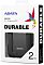 Фото-2 Внешний жёсткий диск ADATA HD330 AHD330-2TU31-CBK &mdash; изображение упаковки; коробка с надписями ADATA HD330 и 2.5" External HDD, через окно виден чёрный диск; фото подтверждает товар в розничной упаковке.