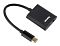 Фото-3 USB-адаптер/хаб Hama 00135748, вид сбоку: показаны USB‑C разъём на кабеле и торец корпуса с портом USB‑C и аудиоразъёмом 3,5 мм; чёрный пластик, фото на белом фоне уточняет расположение разъёмов.