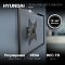 Фото-9 Кронштейн для телевизора Hyundai GL-R2, демонстрация установки телевизора на стене. На изображении чёрный кронштейн закреплён за экраном, рядом указаны диагональ 13&ndash;48 дюймов, VESA 75x75&ndash;200x200 и нагрузка до 20 кг. Для страницы товара важно, потому что фото показывает сценарий использования и совместимость.