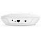 Фото-2 Точка доступа TP-Link EAP115 &mdash; вид сзади на панель разъёмов: порт Ethernet, разъём питания, отверстие Reset и подписи на корпусе; важно для проверки способов подключения на странице товара.