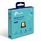 Фото-3 Bluetooth USB-адаптер TP-Link UB500, упаковка, бирюзовая коробка с надписью Bluetooth 5.0 Nano USB Adapter и маркировкой UB500, изображение адаптера на лицевой стороне.