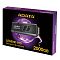 Фото-2 SSD ADATA LEGEND 970 2TB M.2 2280, упаковка товара; фиолетово-чёрная коробка с изображением накопителя, надписью LEGEND 970 и указанием 2000GB на лицевой стороне; изображение показывает розничную упаковку для карточки товара.