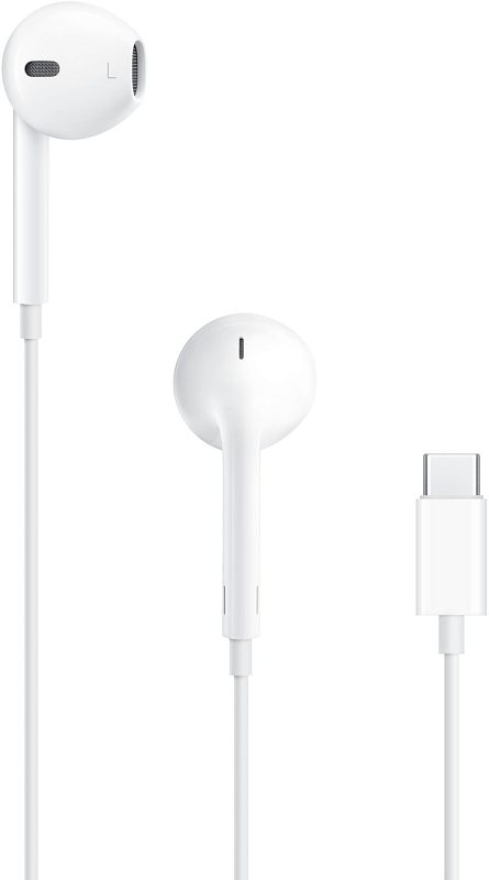 Фото Наушники Apple EarPods A3046 USB Type-C белый, MTJY3ZE/A