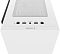 Фото-10 Корпус ПК DeepCool Macube 110 (white), панель ввода‑вывода крупным планом: кнопка Power, два USB, разъём MIC/AUDIO и кнопка Reset, рядом логотип DeepCool, белый; фото показывает расположение разъёмов на верхней кромке.