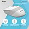 Фото-7 Проводная мышь A4Tech Fstyler FM10 White, информационный баннер с видом сбоку; на фото мышь белого цвета и подписи о нескользящей поверхности корпуса, пыленепроницаемом колесе прокрутки и функции 8-в-1; изображение поясняет конструктивные особенности товара на странице.