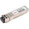 Фото-1 Трансивер Lonte Technology AC XP 3G10 10 SFP+ 10GBase LR, вид под углом; металлический корпус, оптический разъём с чёрной защитной заглушкой, наклейка с маркировкой на верхней панели; серебристый и чёрный.