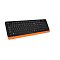 Фото-4 Комплект Клавиатура/мышь A4Tech  Беспроводной чёрный, FG1010 ORANGE