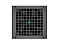 Фото-2 Блок питания для ПК DeepCool GS-PK600D 600 Вт, верхняя панель в прямом ракурсе; видны квадратная вентиляционная решётка, центральная вставка с логотипом DeepCool и крепёжные винты по углам, корпус чёрный &mdash; изображение важно для оценки конструкции охлаждения.