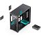Фото-16 Корпус JONSBO D41 MESH SCREEN Midi Tower Без БП чёрный, D41 MESH SCREEN Black