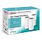 Фото-2 Беспроводной маршрутизатор TP-Link Deco E4 (Mesh, 3-pack) — коробка системы Deco; бирюзово-белая упаковка с изображением трёх модулей и маркировкой AC1200 Deco E4; на белом фоне; важно для идентификации версии комплекта по упаковке.