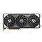 Фото-2 Видеокарта ASUS NVIDIA GeForce RTX 5060 Ti TUF Gaming OC, фронтальный вид. На фото прямой тёмный кожух с тремя вентиляторами, светлые рамки по краям и золотистый разъём PCIe. Снимок показывает лицевую часть карты для страницы товара.