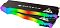 Фото-3 Комплект памяти Patriot Viper Xtreme 5 RGB PVXR548G80C38K, вид сверху под углом. На фото акцент сделан на верхних RGB-панелях с градиентной подсветкой, на торцах видна надпись VIPER. Для страницы товара это показывает форму световой линии и торцевые элементы.