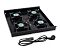 Фото-2 Вентиляторный модуль Cabeus TRAY-SC-120-BK, вид сверху при снятой крышке: четыре вентилятора, видимая проводка и внутренний блок питания, рядом лежит сетевой кабель; важно для понимания внутренней конструкции и размещения вентиляторов.