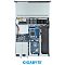 Фото-4 Серверnaya platforma gigabyte r133 c10 rev aaa1 aca1 4x3 5, вид сверху со снятой крышкой; материнская плата, процессорные зоны, слоты памяти и вентиляторы показывают внутреннюю компоновку. Описание фиксирует видимые элементы, чтобы изображение соответствовало теме страницы товара.