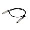 Фото-1 Кабель QSFP28–QSFP28 ACD, общий вид: чёрный кабель на белом фоне, два широких металлических модуля, чёрные петли‑язычки для извлечения. Фото показывает тип разъёма QSFP28 и внешний вид концов кабеля.