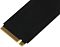 Фото-3 SSD AMD Radeon R3, крупный диагональный фрагмент обратной стороны: показаны чёрная плата, печатные дорожки и золотистый разъём M.2 крупным планом; изображение нужно для детального просмотра текстолита и контактной части.