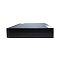 Фото-6 ИБП ACD PW Rackline Pro 1000i 1000 VA Rack 2U 83-122205-00G, вид сбоку; чёрная боковая стенка корпуса без разъёмов, с крепёжными отверстиями и линией соединения панелей; фото дополняет страницу товара видом глубины и формы корпуса.
