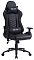Фото-3 Кресло для геймеров CACTUS с RGB-подсветкой чёрный, эко.кожа, CS-CHR-0099BLR